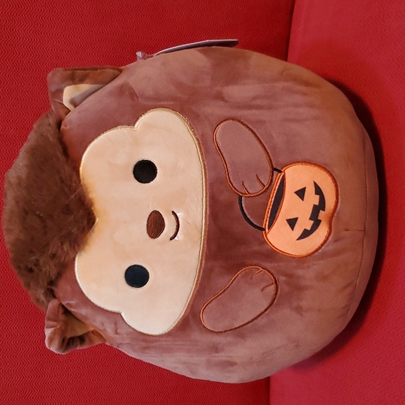 Squishmallows Wade the Warewolf with Pumpkin  12” Halloween NWT - Picture 1 of 3